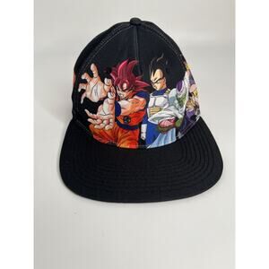 Dragon Ball Z Anime Snap Back Cap Hat W/ Characters